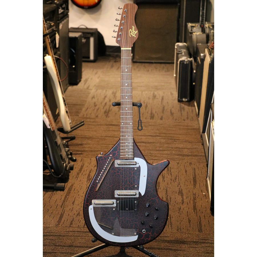 Rogue STR-1 Electric Sitar/Guitar Red Crackle Finish - SOLD