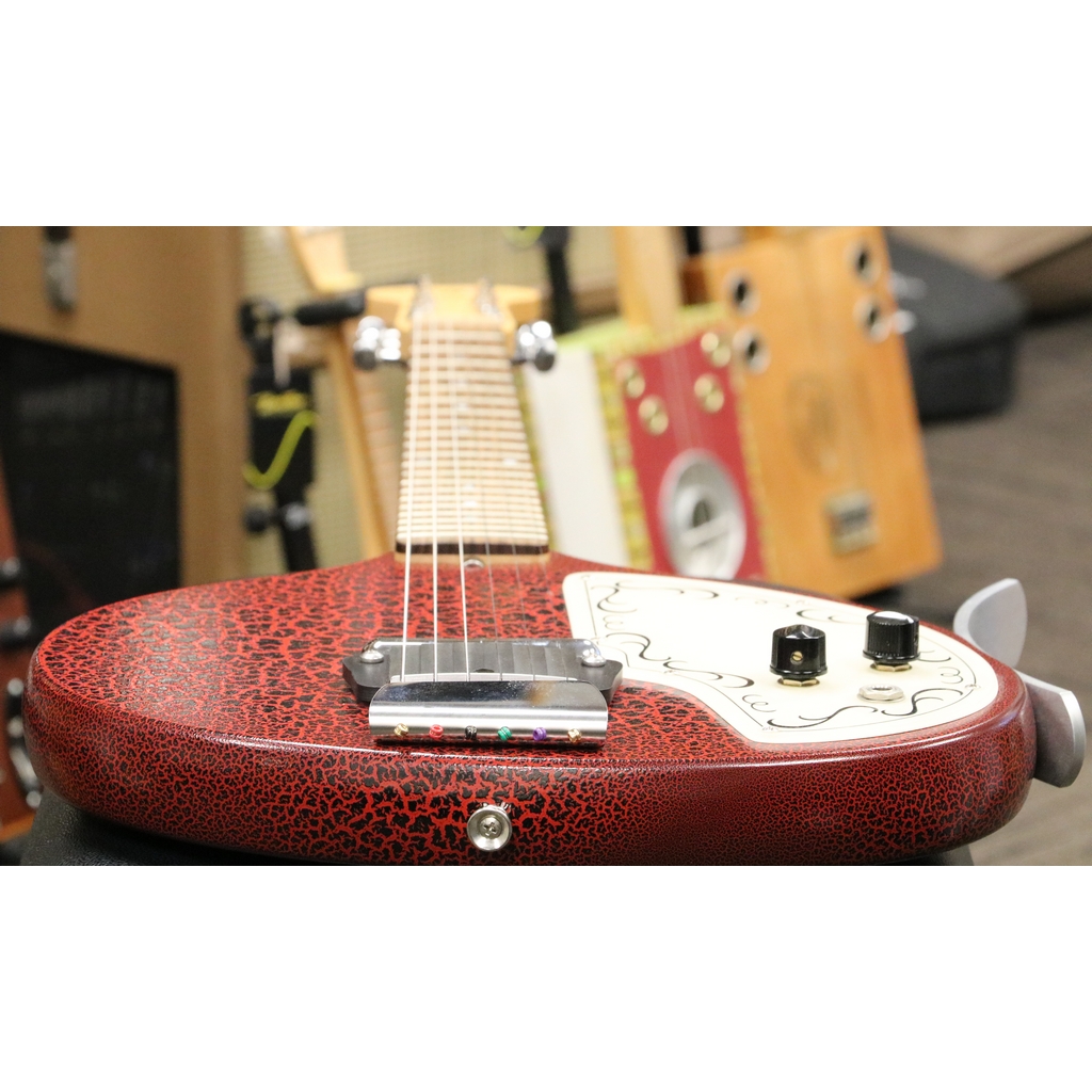 Jerry Jones Baby Sitar - Electric Sitar 2000 - Red Crackle - SOLD - Image 7