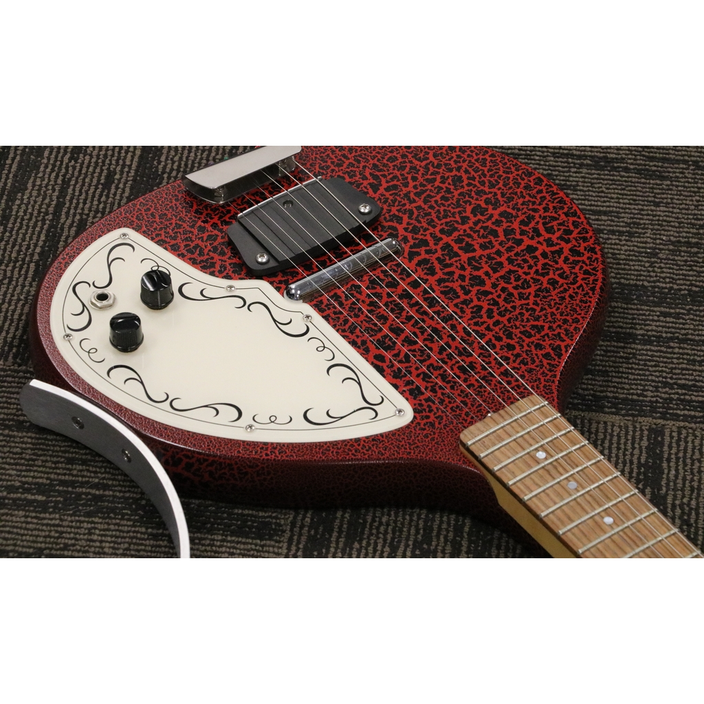 Jerry Jones Baby Sitar - Electric Sitar 2000 - Red Crackle - SOLD - Image 13