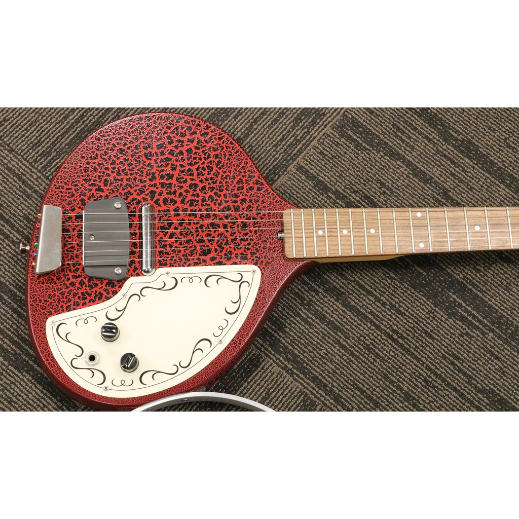 Jerry Jones Baby Sitar - Electric Sitar 2000 - Red Crackle - SOLD - Image 14