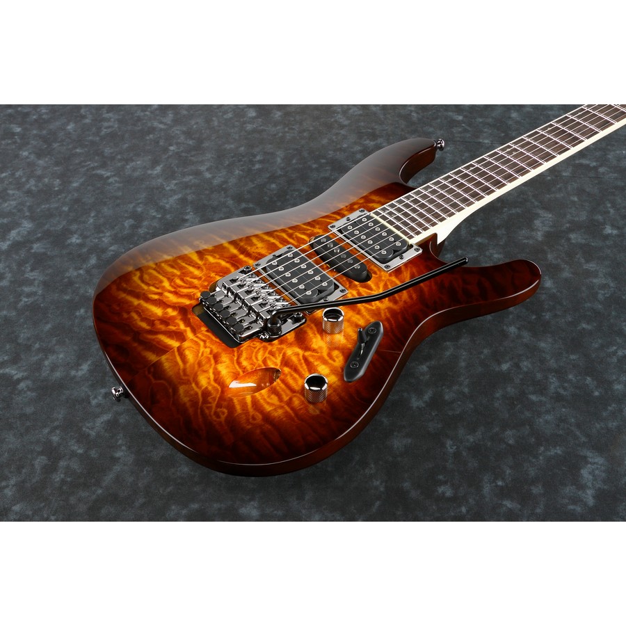 Ibanez S670QM-DEB Electric Guitar - Dragon Eye Burst - Image 11