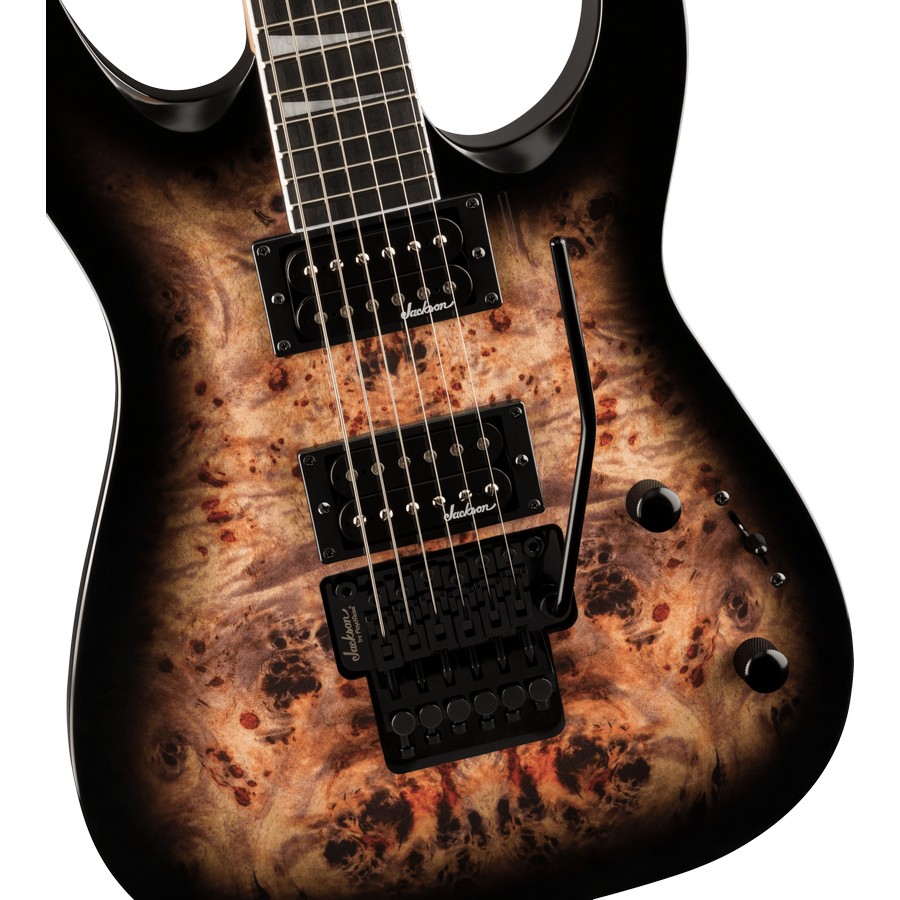 Jackson JS Series Dinky JS32 DKAP Transparent Black Burst - Image 6