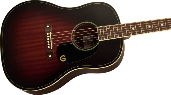 Gretsch Jim Dandy Dreadnaught Acoustic Guitar Cherry Burst Finish - Image 2