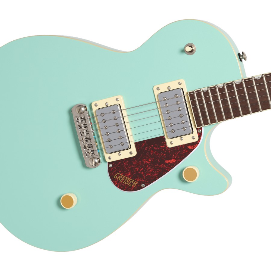 Gretsch Streamliner Jet Club Single-Cut with wraparound - Mint Metallic - Image 5