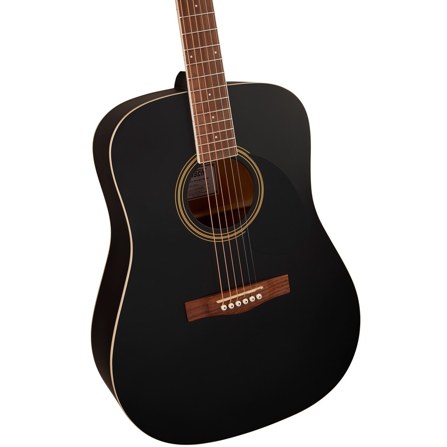 Gretsch D100 Prelude Dreadnaught Acoustic Guitar Black - Image 3