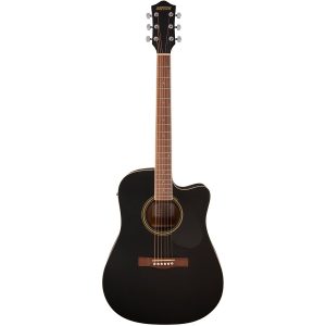 Gretsch D100CE Prelude Dreadnaught Cutaway Acoustic/Electric Guitar - Black