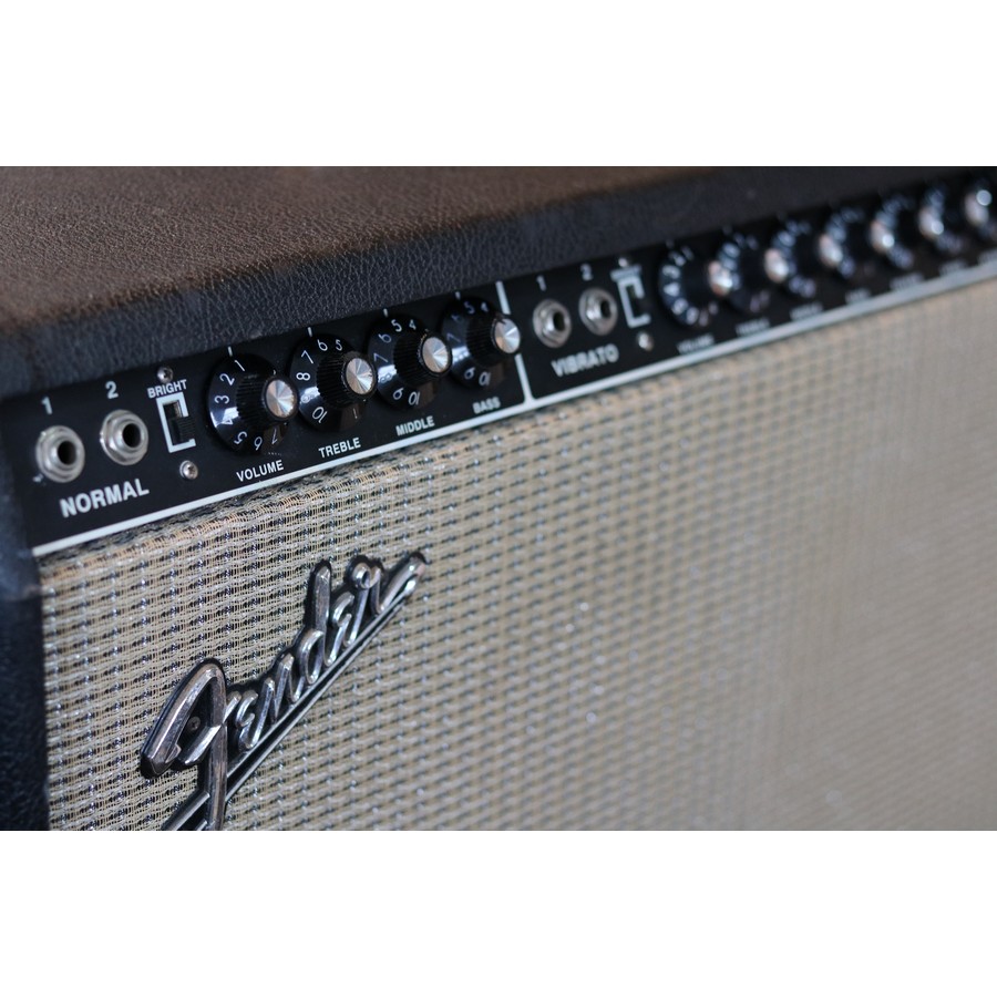 Fender Twin Reverb Amplifier - 1967 Black Panel - Image 4