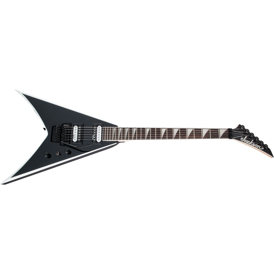 Jackson JS Series JS32 King V Black with White Bevels – Erie Music