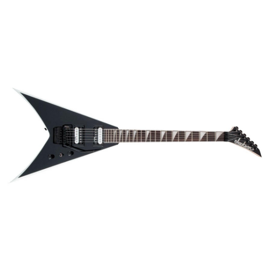 Jackson JS Series JS32 King V Black with White Bevels – Erie Music