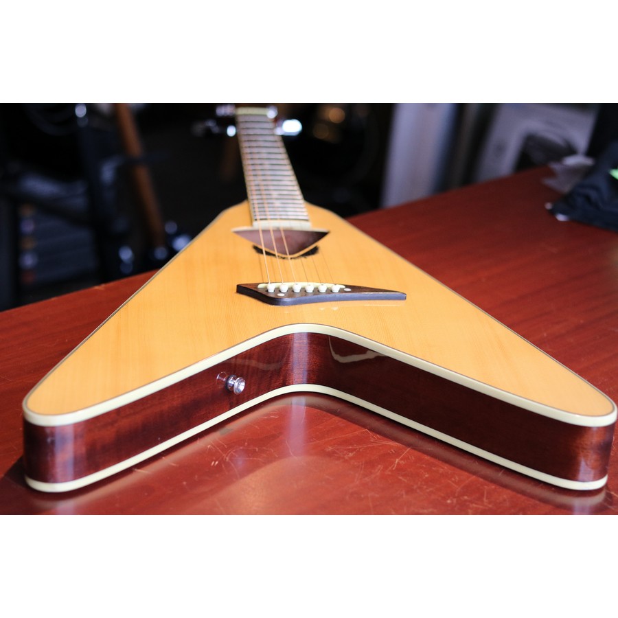 Dean NCO-NT Vcoustic Flying V Acoustic/Electric Guitar Natural Gloss 2007 - Image 12