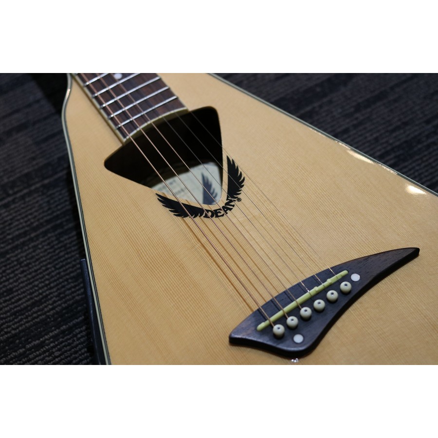 Dean NCO-NT Vcoustic Flying V Acoustic/Electric Guitar Natural Gloss 2007 - Image 14