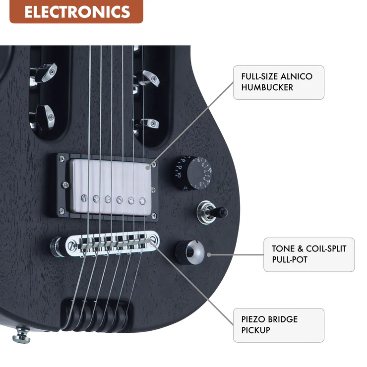 Traveler Guitar EG-1 Mod-X Electric Travel Guitar - Approx. 2025 - Image 17