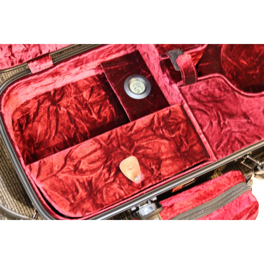Crossrock Concert Ukulele Fiberglass Hardshell Case CRF2020CUBK-R - Image 7