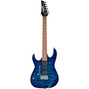 Ibanez GRX70QAL-TBB Electric Guitar - Transparent Blue Burst Left Handed